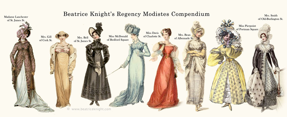 List of Dressmakers in Regency London - Beatrice Knight