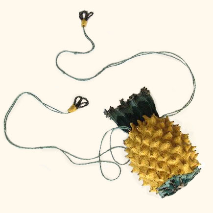 Netted Reticule Regency era pockets - Beatrice Knight